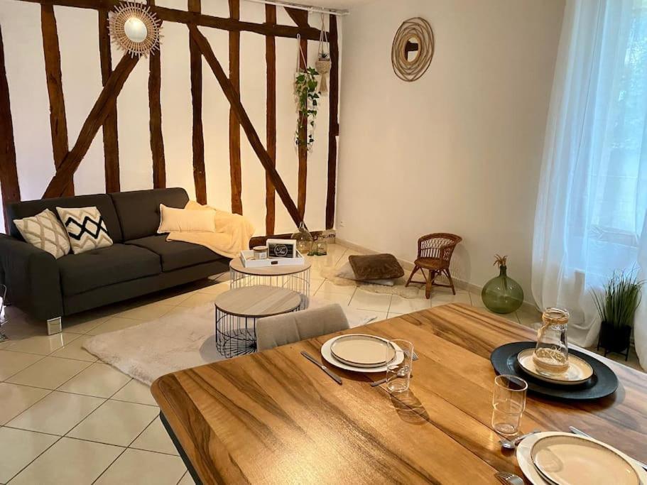 特鲁瓦Le Cosy Troyen Secteur Calme 4 Personnes Parking Prive公寓 外观 照片